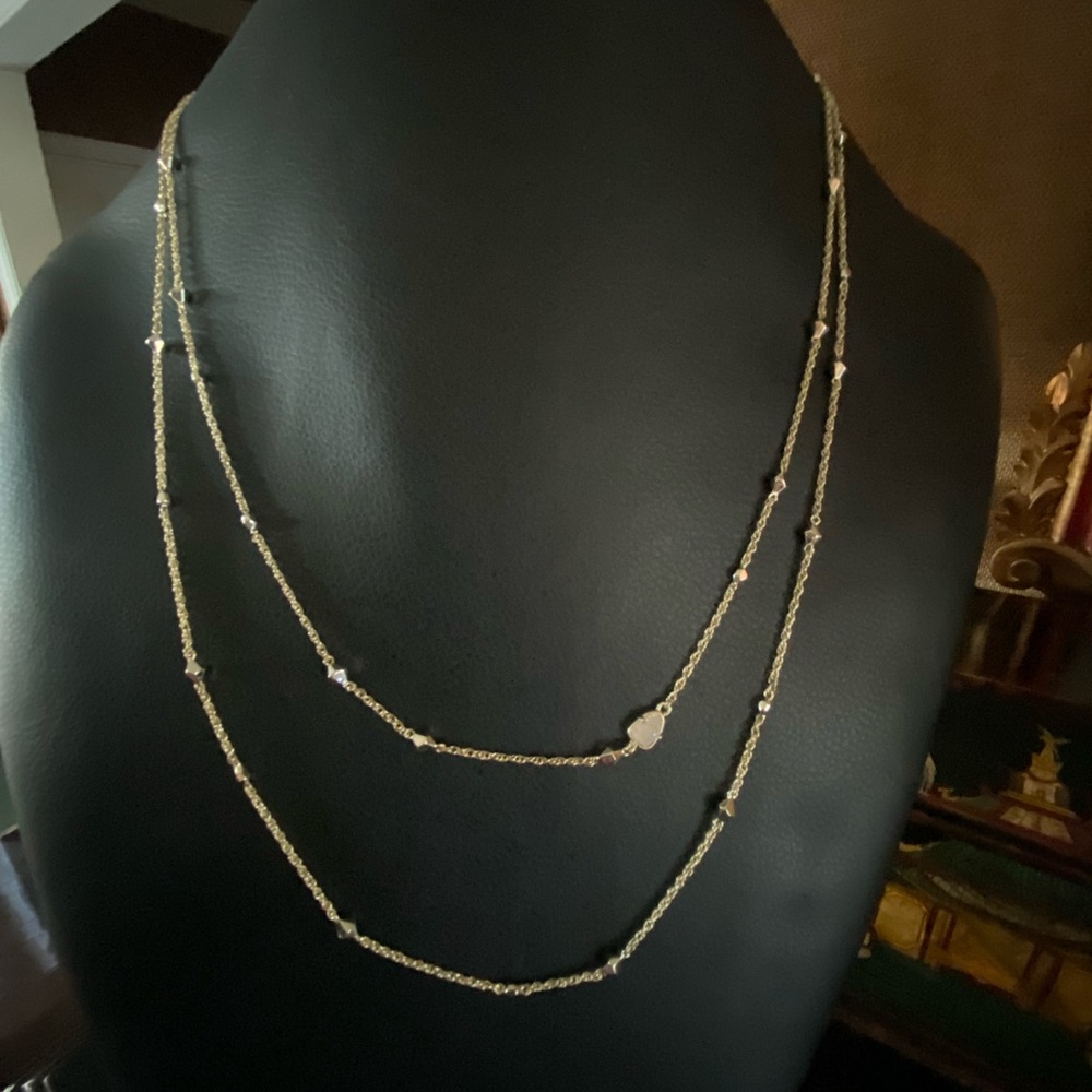 Kendra Scott 27” Christen double necklace